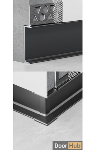 4cm Inset Wall-Finish Skirting Board | FLL-A-31-A4 Flush Baseboard | DoorHub UAE